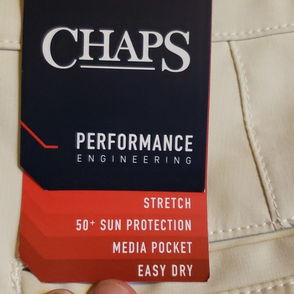 Chaps (stone color) shorts, size 34 - Picture 9 of 9